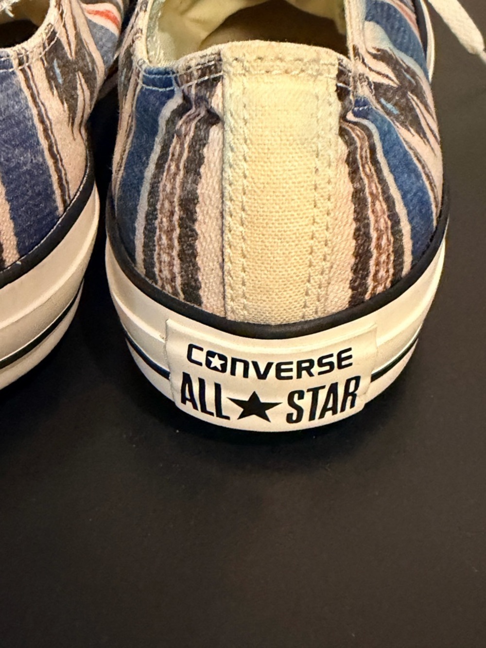 Converse Unisex geometric print Low Top sneakers size 14 Women/ size 12 Men's - Picture 14 of 16